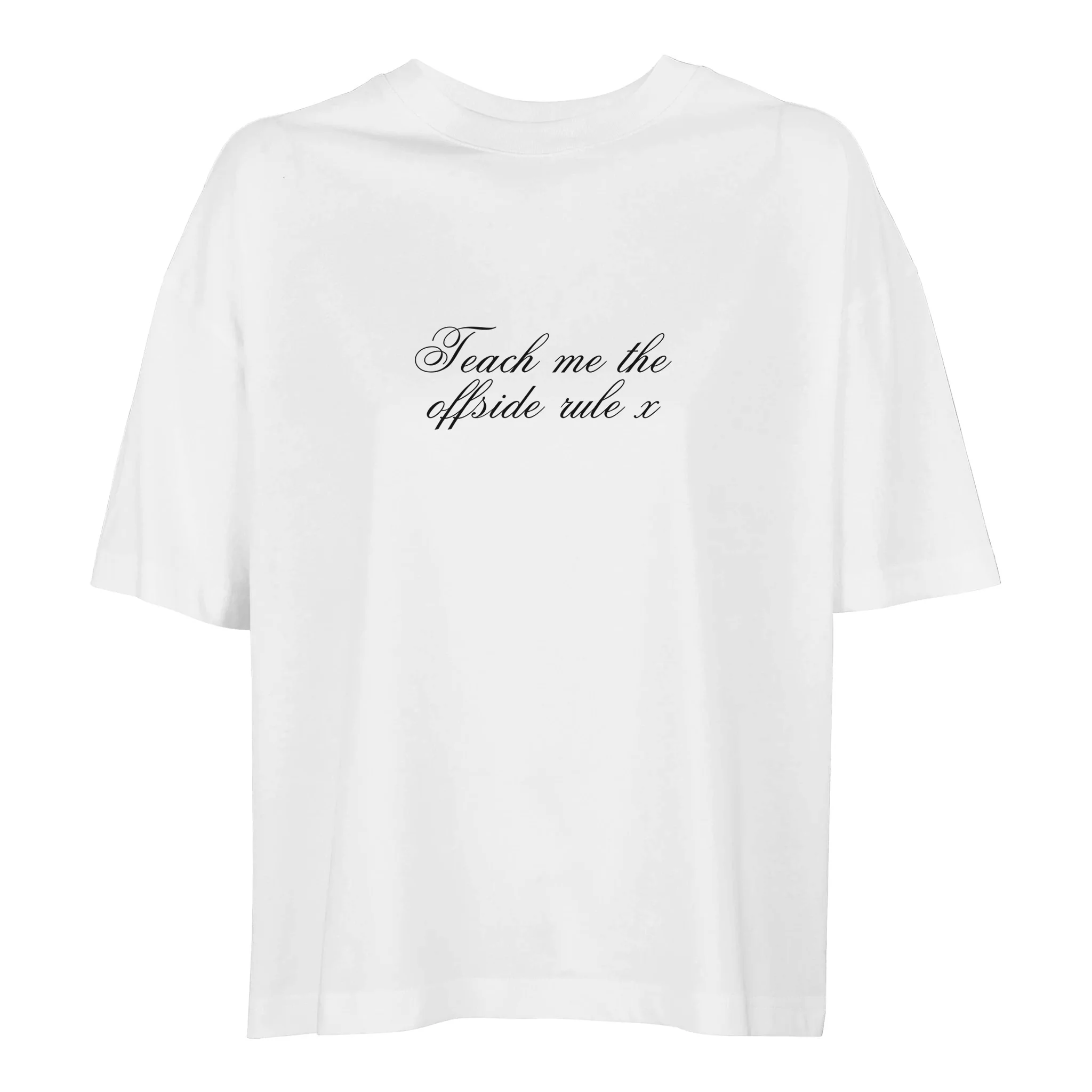 Teach Me The Offside Rule Oversized T-shirt - Image 3