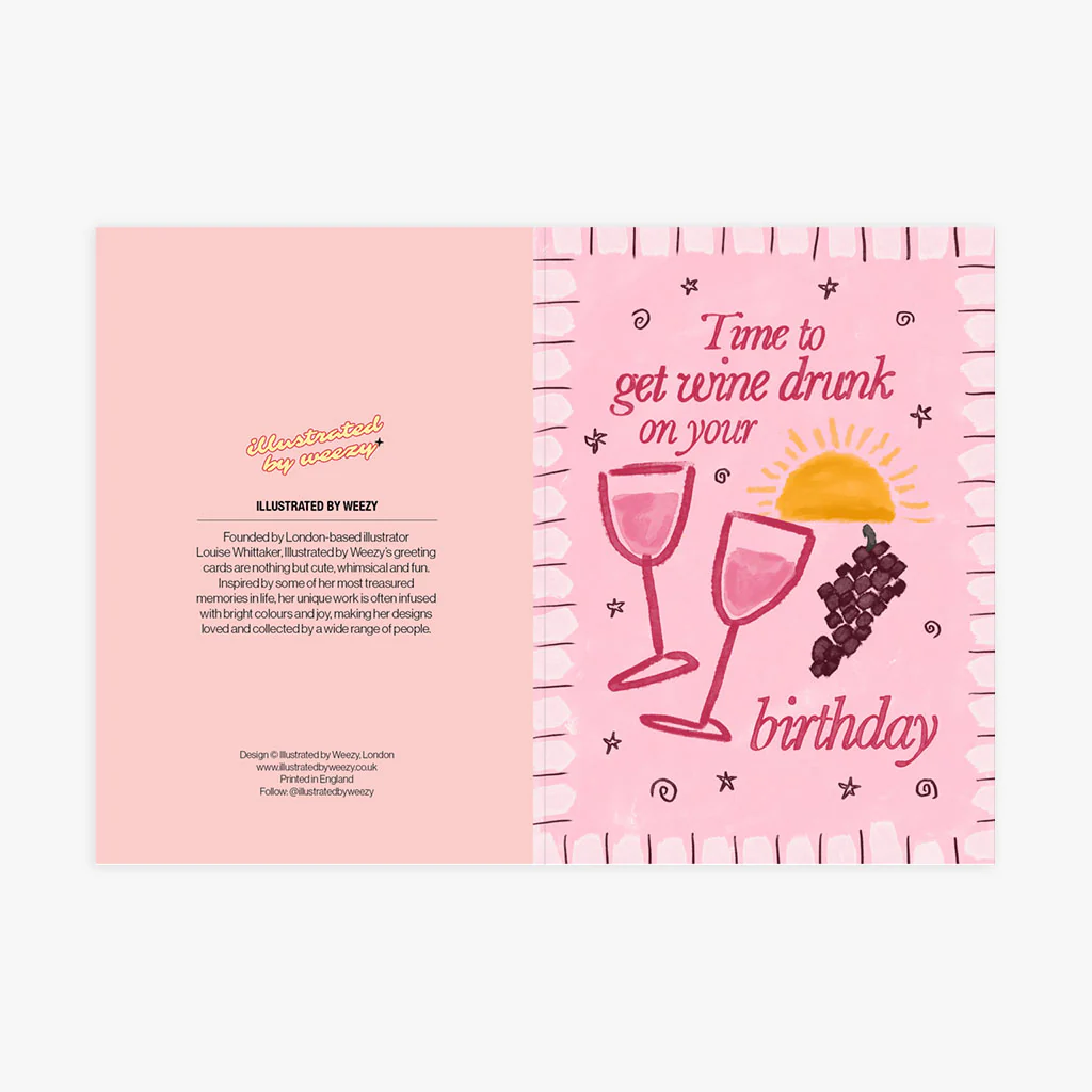Time To Get Wine On Your Birthday Card - Image 3
