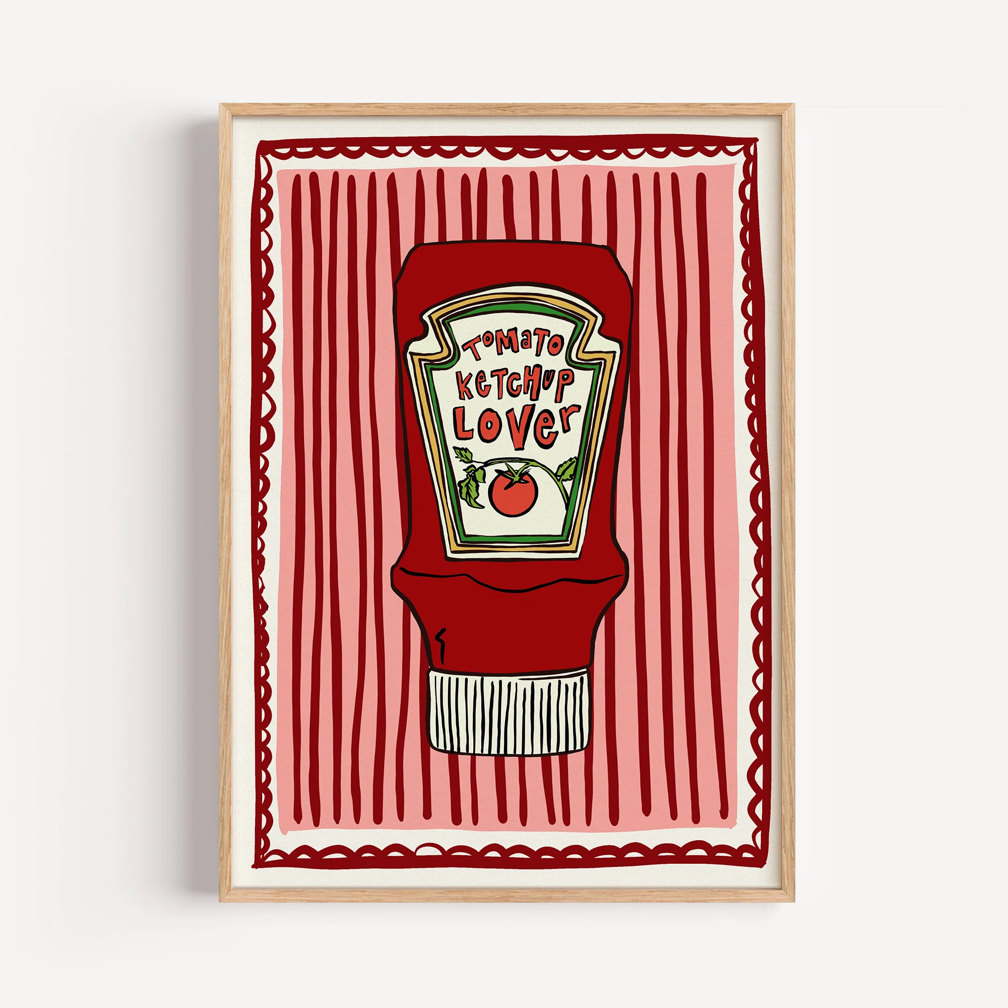 Tomato Ketchup Love Print - Image 2