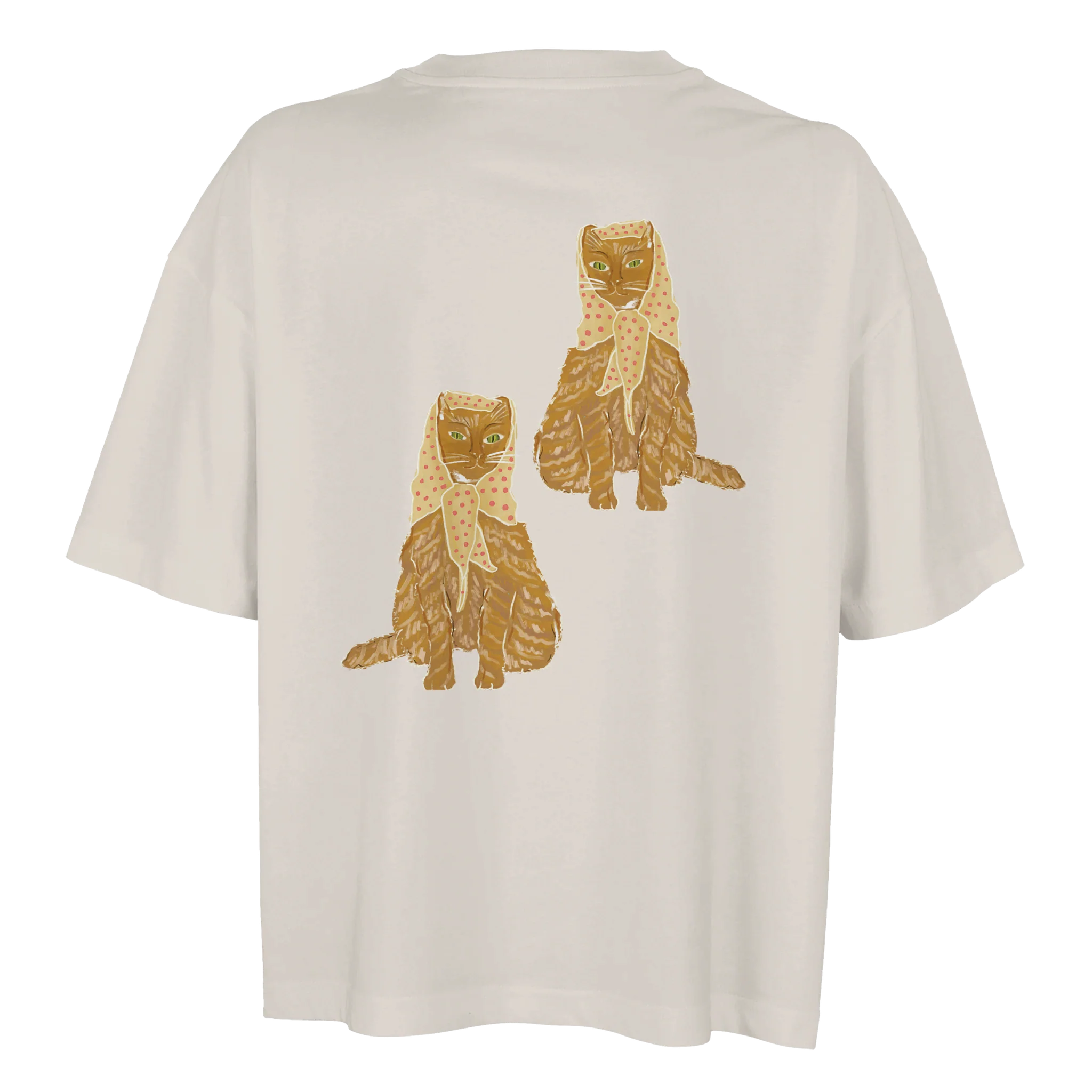 Welcome To The Pussy Palace Ginger Cat Oversized T-shirt - Image 7